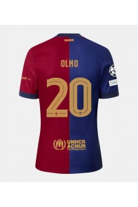 Barcelona Dani Olmo #20 Jalkapallovaatteet Kotipaita 2024-25 Lyhythihainen